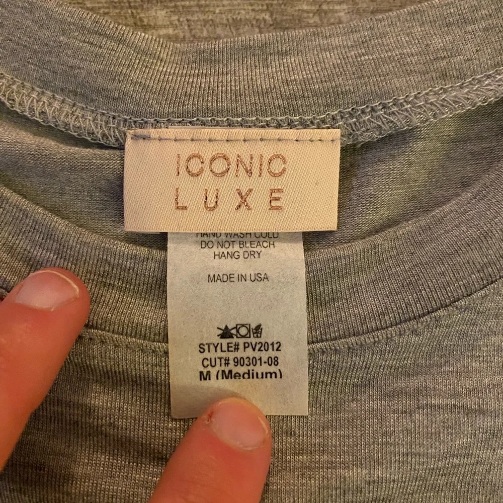 Grey Midi T-Shirt Dress - Picture 4 of 4